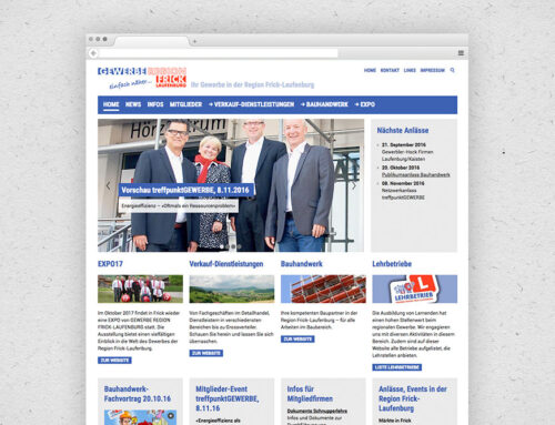 Website Gewerbeverein